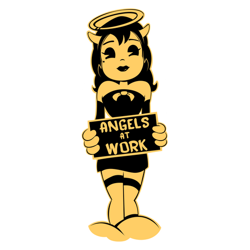 bendy and the ink machine alice angel beanie plush