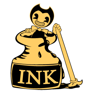 here is a Bendy in Inkwell from the Bendy and the Ink Machine collection for sticker mania