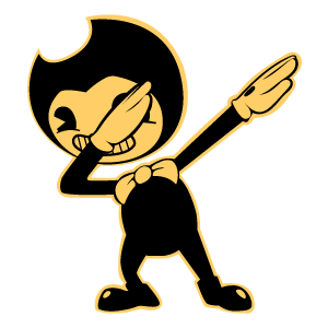 here is a Dabbing Bendy Sticker from the Bendy and the Ink Machine collection for sticker mania