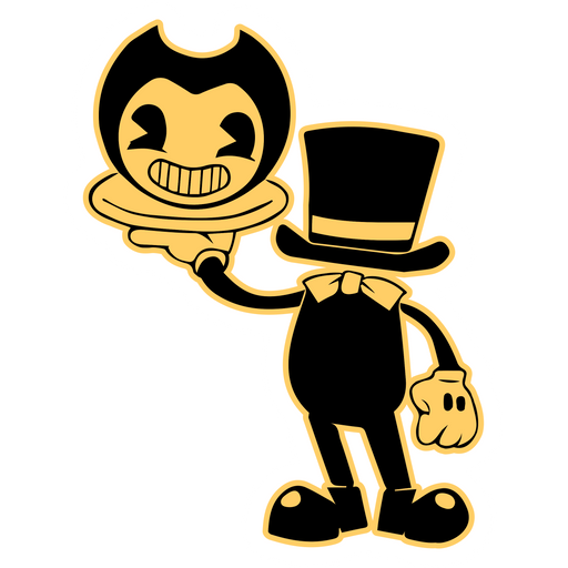 here is a Magician Bendy Sticker from the Bendy and the Ink Machine collection for sticker mania