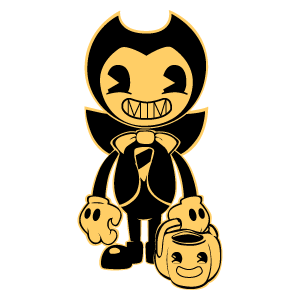 cool and cute Bendy Halloween Dracula for stickermania