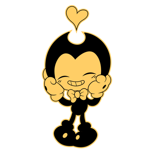 here is a Young Bendy Sticker from the Bendy and the Ink Machine collection for sticker mania