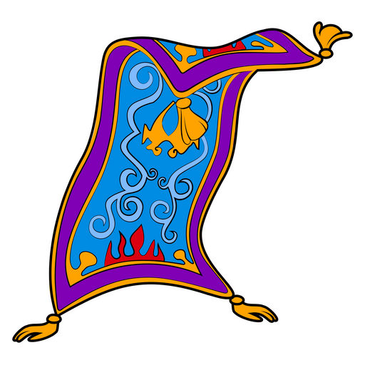 here is a Aladdin Carpet Sticker from the Disney Cartoons collection for sticker mania