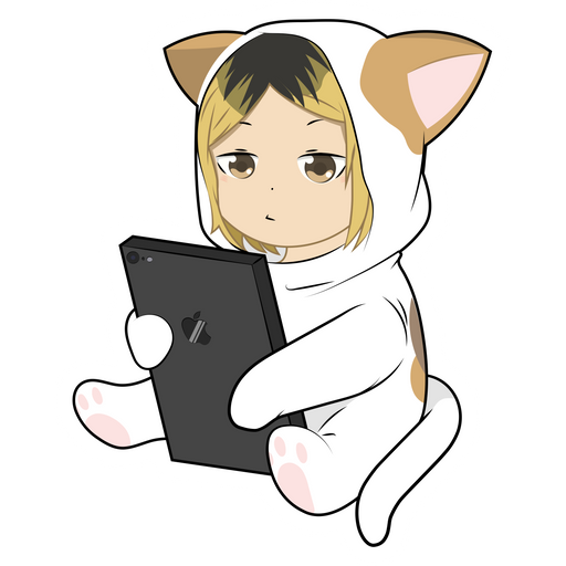 here is a Haikyuu!! Kenma Kozume Sticker from the Anime collection for sticker mania