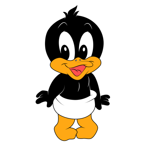 here is a Baby Daffy Duck Sticker from the Cartoons collection for sticker mania