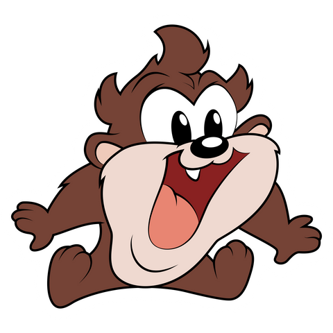 Baby Taz Sticker - Sticker Mania