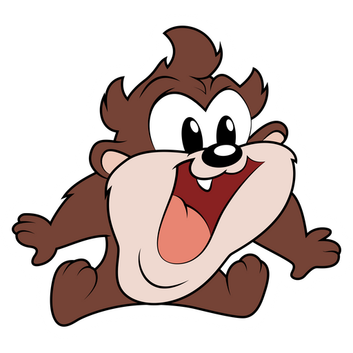 here is a Baby Taz Sticker from the Cartoons collection for sticker mania