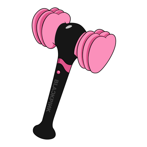 here is a Blackpink Bl-Ping-Bong Lightstick Sticker from the K-Pop collection for sticker mania
