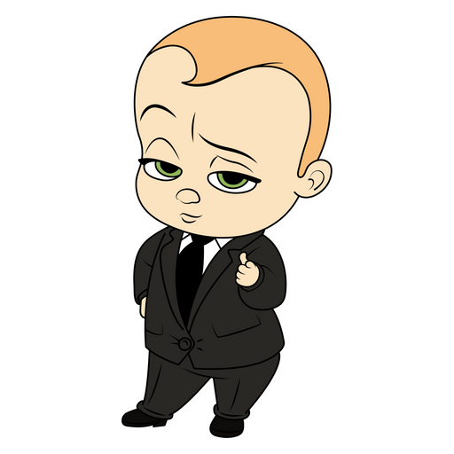 here is a The Boss Baby Ted Templeton Sticker from the Cartoons collection for sticker mania