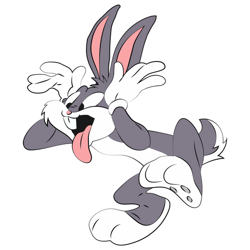 here is a Bugs Bunny Shows Tongue Sticker from the Bugs Bunny collection for sticker mania