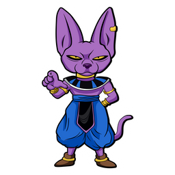 Dragon Ball Beerus Sticker - Sticker Mania