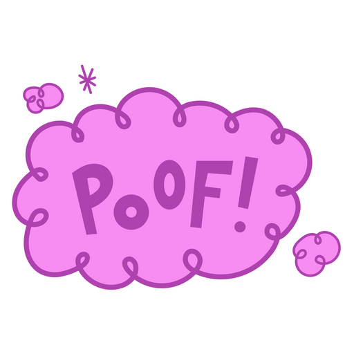 here is a The Fairly OddParents Poof Sticker from the Cartoons collection for sticker mania
