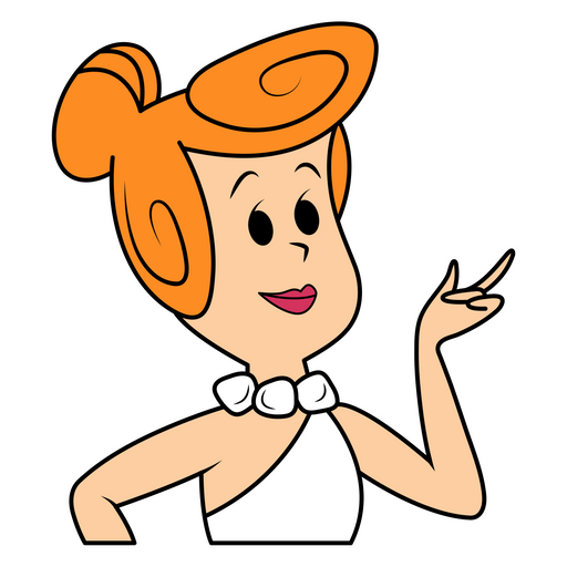 here is a The Flintstones Wilma Flintstone Sticker from the Cartoons collection for sticker mania