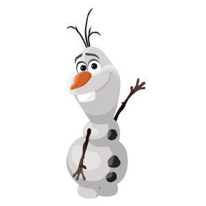 cool and cute Frozen Olaf for stickermania
