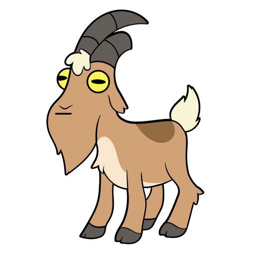 here is a Gravity Falls Gompers the Goat Sticker from the Gravity Falls collection for sticker mania