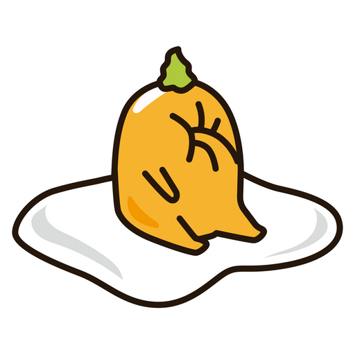here is a Gudetama with Wasabi Sticker from the Gudetama collection for sticker mania