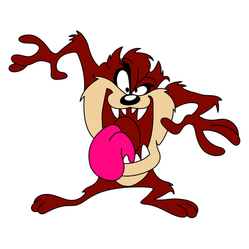 here is a Looney Tunes Taz from the Cartoons collection for sticker mania