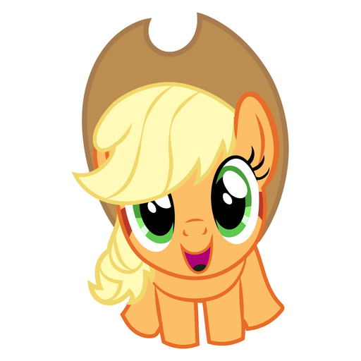 here is a My Little Pony Applejack Sticker from the My Little Pony collection for sticker mania
