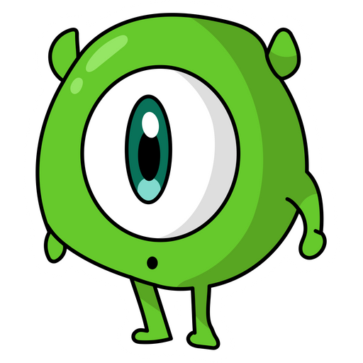 here is a Monters Inc. Baby Mike Sticker from the Cartoons collection for sticker mania