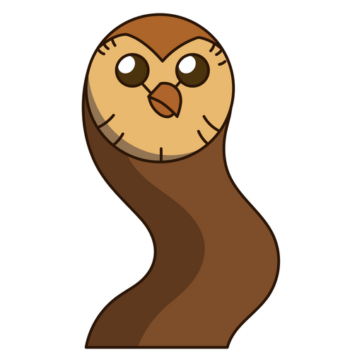 The Owl House Hooty Zigzag Sticker