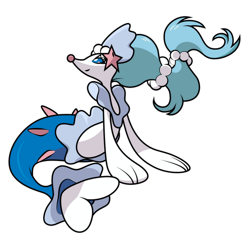 here is a Pokemon Primarina Sticker from the Pokemon collection for sticker mania