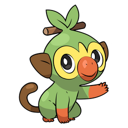 Pokemon Sword and Shield Grookey Sticker - Sticker Mania