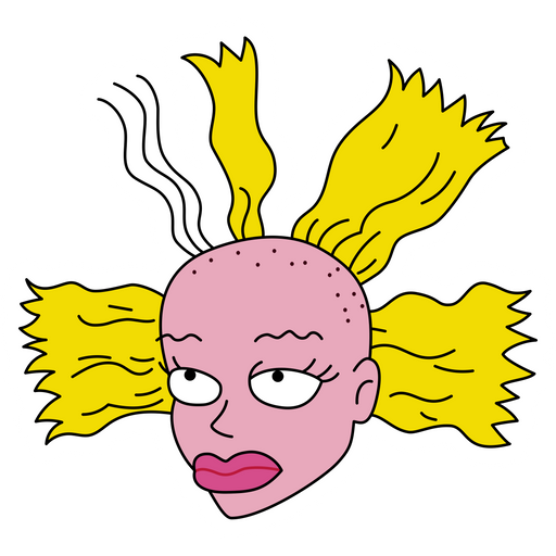 here is a Rugrats Cynthia Doll Sticker from the Cartoons collection for sticker mania