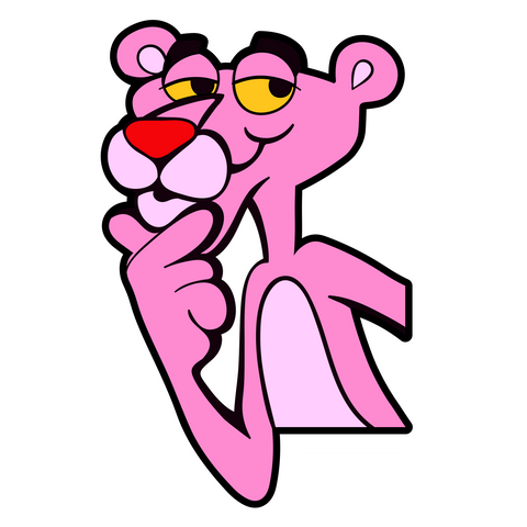 The Pink Panther Sticker - Sticker Mania