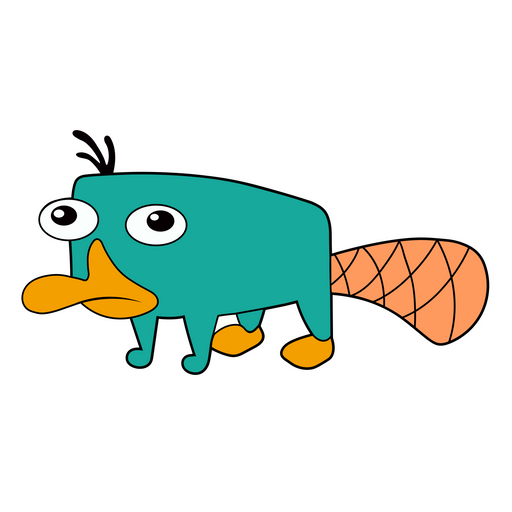 here is a Phineas and Ferb Perry the Platypus Sticker from the Disney Cartoons collection for sticker mania