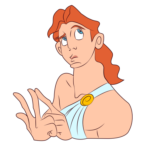 here is a Hercules Counting Sticker from the Disney Cartoons collection for sticker mania
