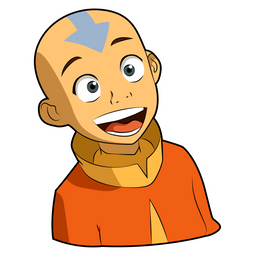 Avatar The Last Airbender Aang Sticker - Sticker Mania