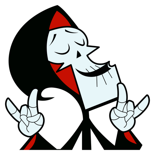 here is a The Grim Adventures Of Billy And Mandy Grim Reaper Sticker from the Cartoons collection for sticker mania