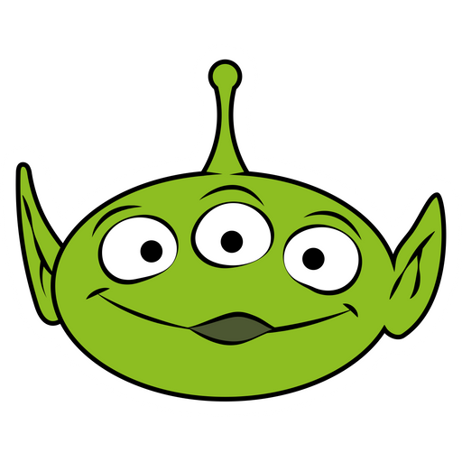 here is a Toy Story Alien Sticker from the Disney Cartoons collection for sticker mania