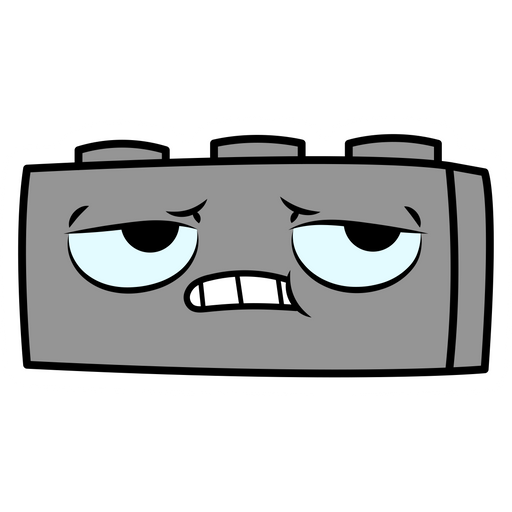 here is a Unikitty Richard Dissatisfied Sticker from the Cartoons collection for sticker mania