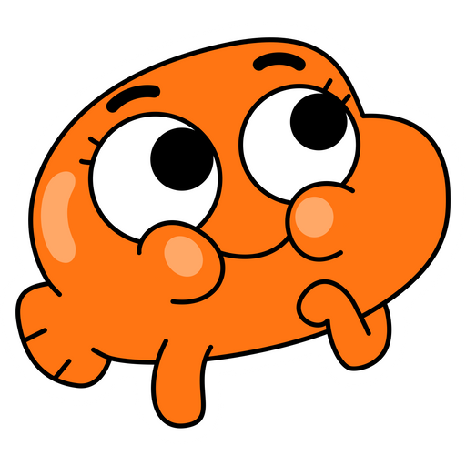 here is a The Amazing World of Gumball Darwin Watterson Sticker from the Cartoons collection for sticker mania