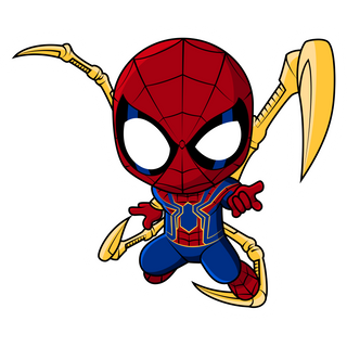 Marvel Chibi Spider-Man Sticker - Sticker Mania