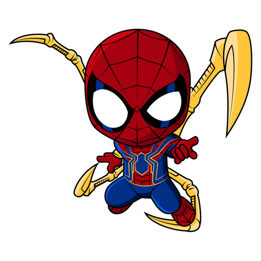 Marvel Chibi Spider-Man Sticker