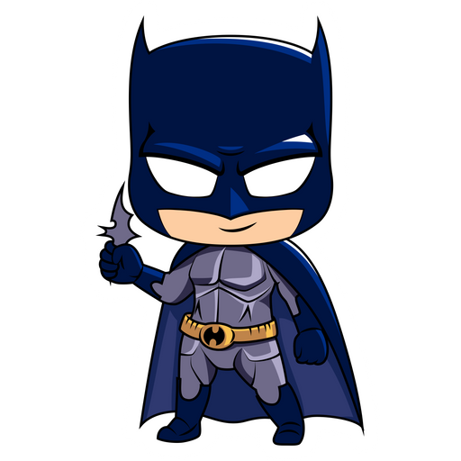 here is a DC Chibi Batman Sticker from the Chibi Marvel & DC comics collection for sticker mania