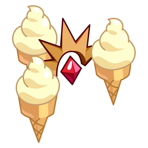 here is a Cookie Run Crepe Dragoon Sticker from the Cookie Run collection for sticker mania