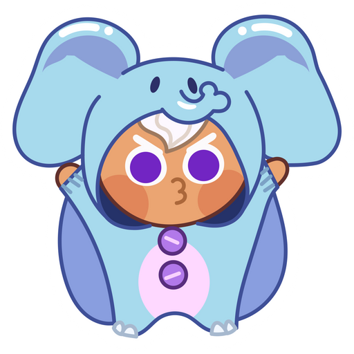 here is a Cookie Run Pancake Cookie in Pajamas Sticker from the Cookie Run collection for sticker mania