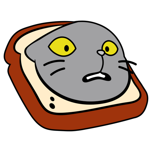 InBread Cat Sticker