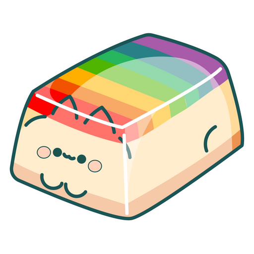 here is a Jelly Cat Sticker from the Cute Cats collection for sticker mania
