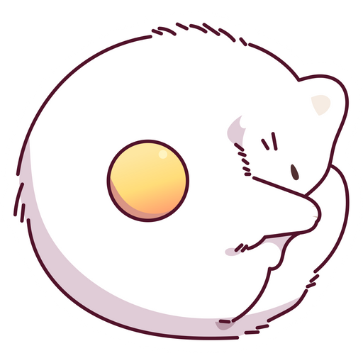 here is a Scrambled Eggs Cat Sticker from the Cute Cats collection for sticker mania
