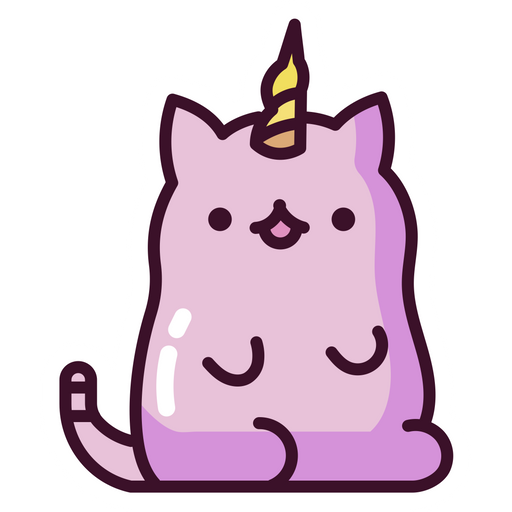 here is a Cute Unicorn Cat Sticker from the Cute Cats collection for sticker mania