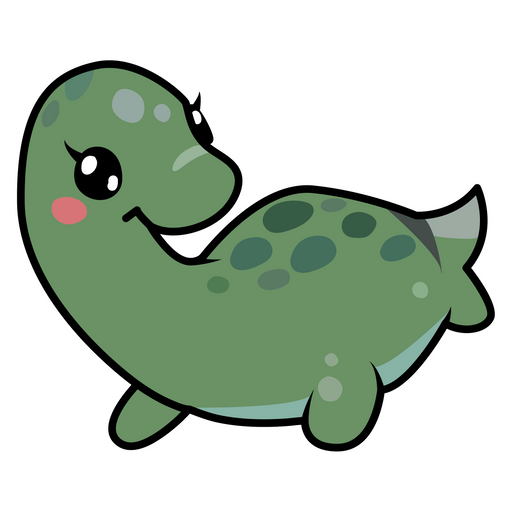 here is a Cryptid Nessie Sticker from the Cute collection for sticker mania