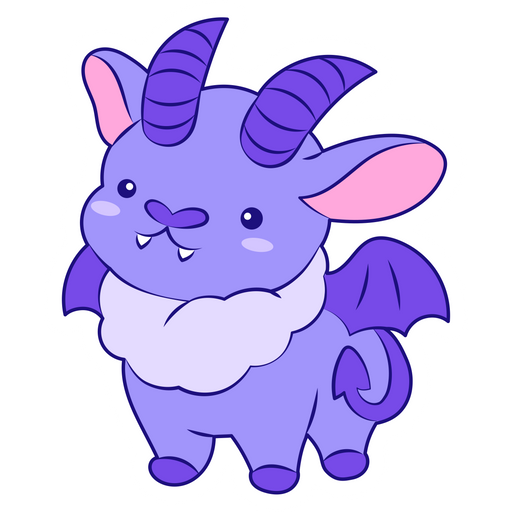 here is a Cryptid Purple Jersey Devil Sticker from the Cute collection for sticker mania