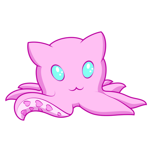 here is a Cute Alien Cat Octopus Sticker from the Cute collection for sticker mania