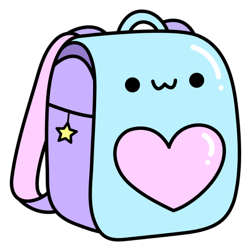Cute Backpack Sticker