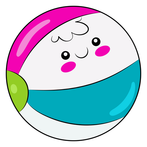 here is a Cute Summer Ball Sticker from the Cute collection for sticker mania