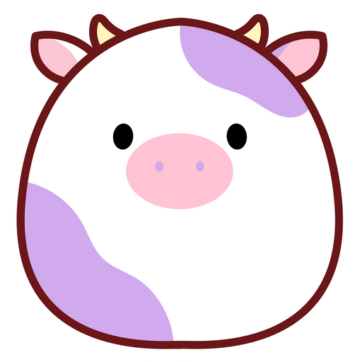 here is a Cute Cow Egg Sticker from the Cute collection for sticker mania